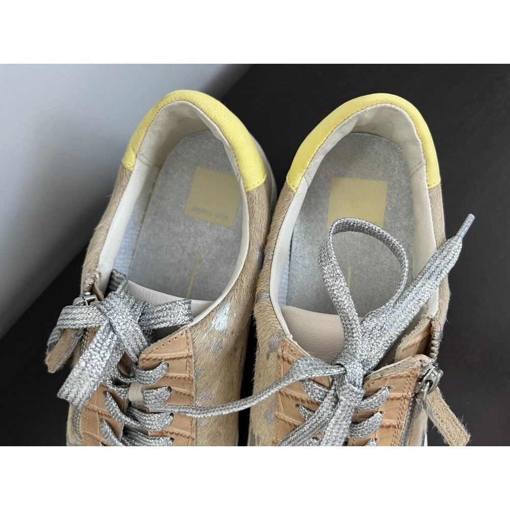 Dolce Vita Womens Miya Sz 7.5 Multi Suede Glitter Lace Up‎ Sneakers - Picture 8 of 8